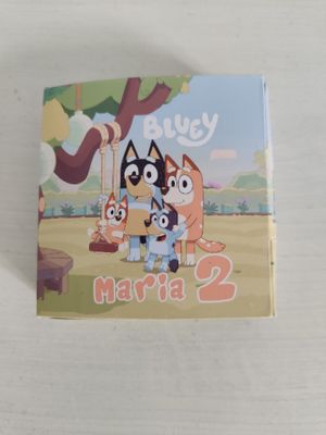 scatoline e adesivi nutellina personalizzata con nome e per qualsiasi festa compleanno a tema Bluey