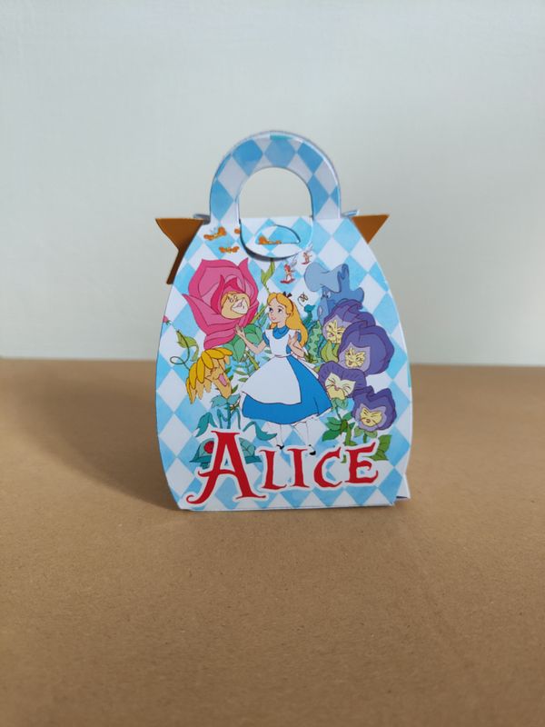 scatolina porta ovetto kinder sorpresa personalizzabile alice nel paese delle meraviglie regalino f…