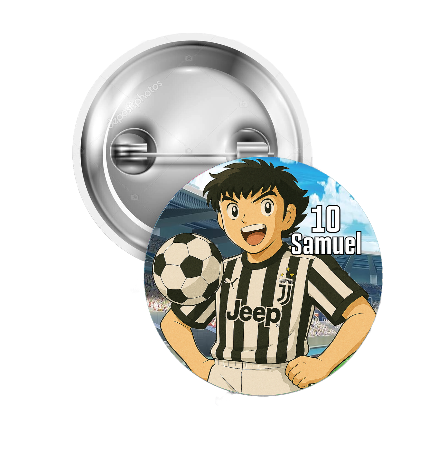 10 Spille zaino scuola Juventus personalizza regalini fine festa
