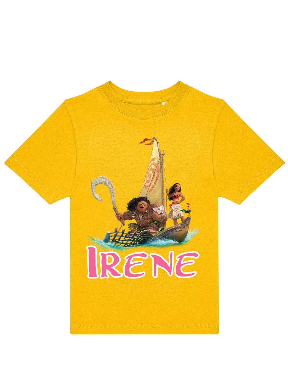 Magliette Oceania Vaiana personalizzate con nome