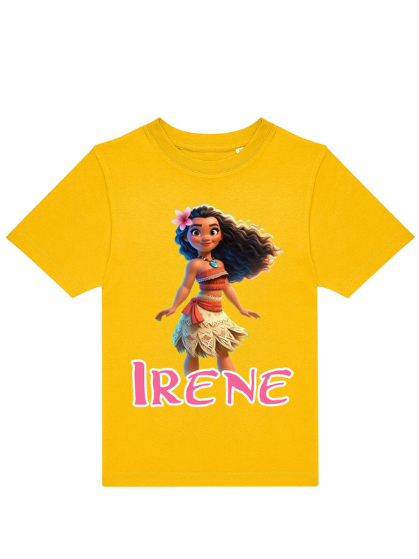 Magliette Oceania Vaiana personalizzate con nome