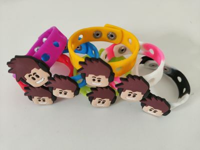 10 Bracciali in gomma personaggi 2D Roblox regali fine festa