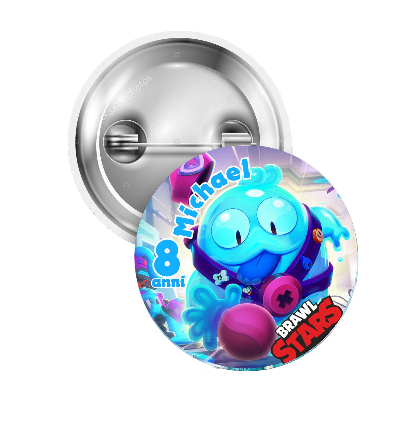 10 Spille zaino scuola Brawl Stars personalizza regalini fine festa