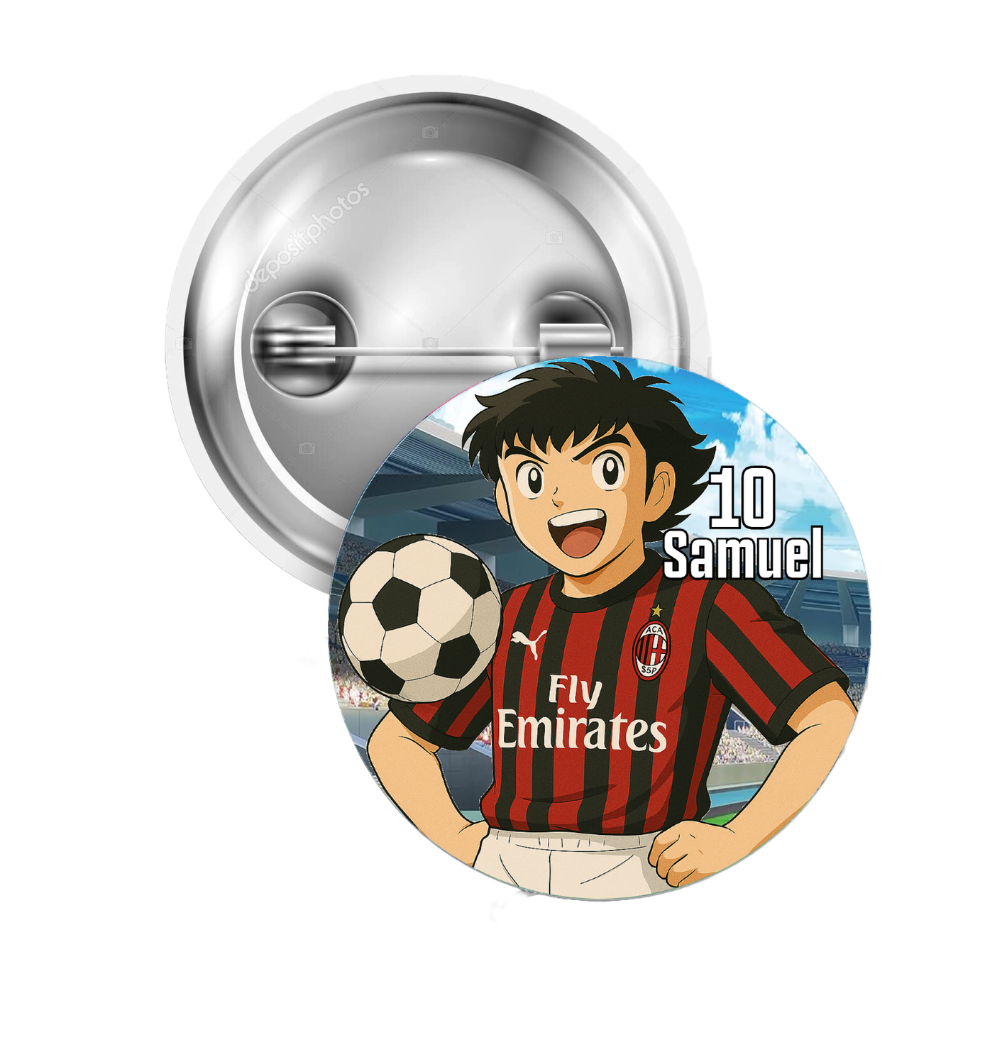 10 Spille zaino scuola Milan personalizza regalini fine festa