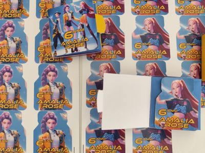 10 Scatoline e adesivi Nutella k pop festa personalizzata