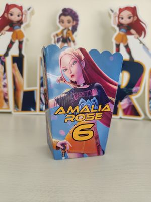 1 scatolina Popcorn k pop personalizza allestimento tavolo festa