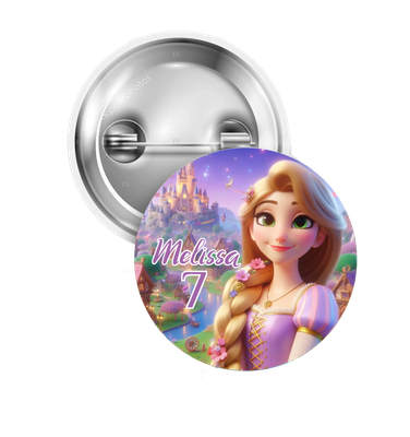 10 Spille zaino scuola Rapunzel personalizza regali fine festa