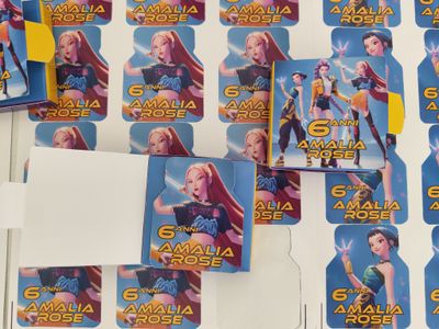 10 Scatoline e adesivi Nutella Miraculous festa personalizzata