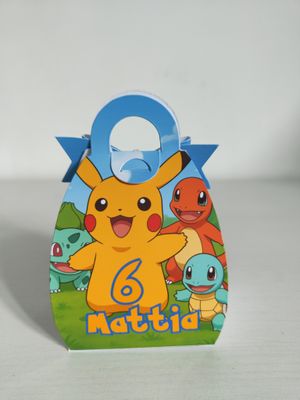 1 Scatolina Ovetto Kinder Pokemon personalizzata