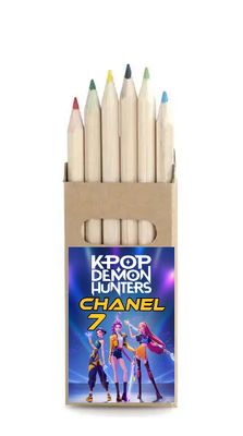 10 set matite colori k pop demon hunters personalizza regali fine festa 10 set matite colori k pop demon hunters personalizza regali fine festa