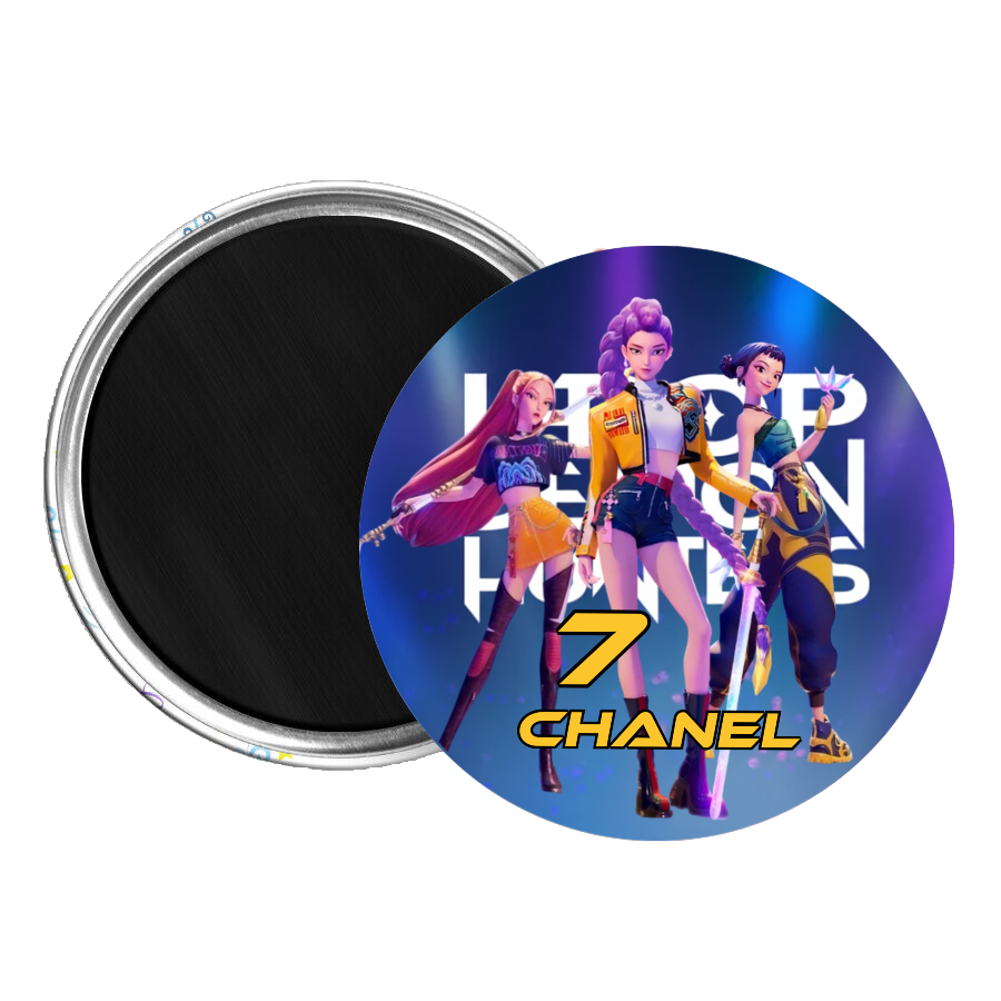 10 Magneti k pop demon hunters​ Calamite frigo tondo 5.8cm personalizza con nome