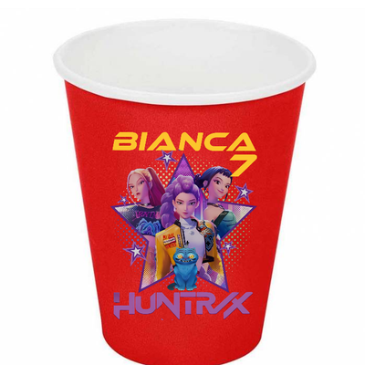 10 etichette adesivi sagomati K POP personalizza Bicchieri festa