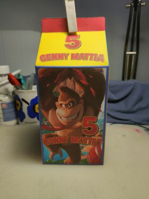 Scatola grande Donkey Kong personalizza porta merenda 1/2 Happy Meal Scatola grande Donkey Kong personalizza porta merenda 1/2 Happy Meal