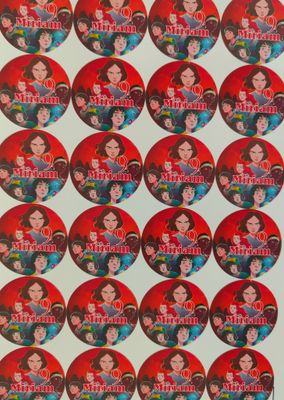 Adesivi tag tondo Stranger Things personalizza tappo Acqua succo frutta vasetti