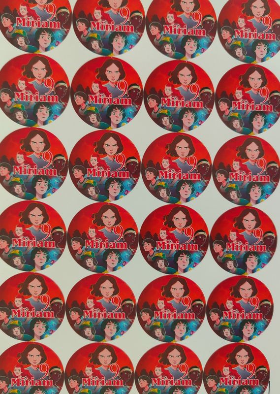 Adesivi tag tondo Stranger Things personalizza tappo Acqua succo frutta vasetti