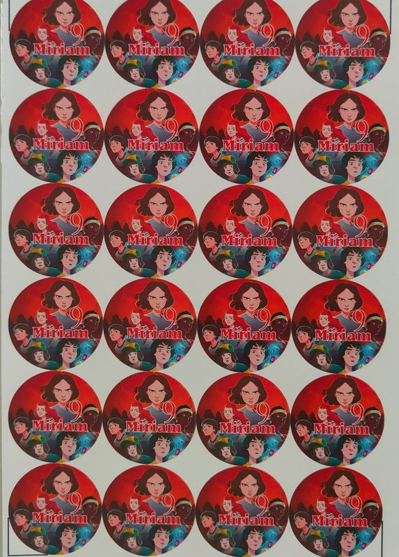 Adesivi tag tondo Stranger Things personalizza tappo Acqua succo frutta vasetti