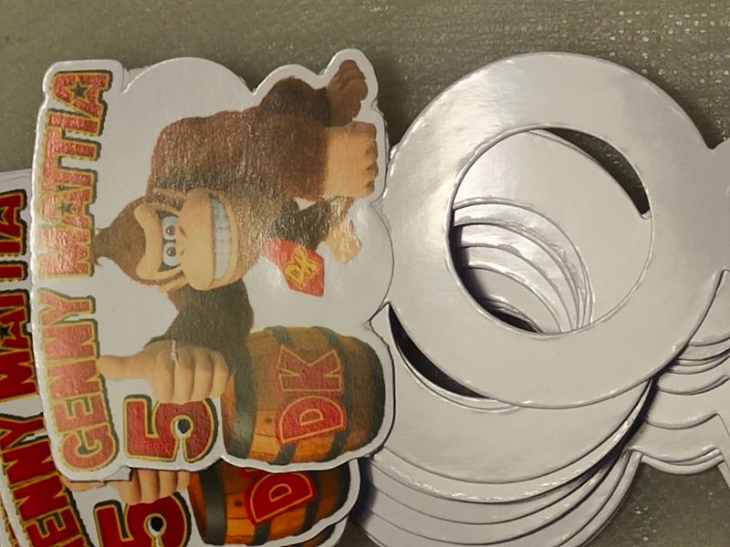 Torta Chupa Chups Donkey Kong polistirolo personalizzata