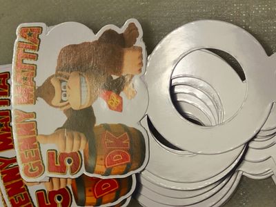 Torta Chupa Chups Donkey Kong polistirolo personalizzata