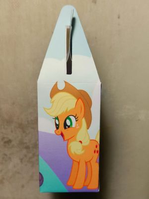 1 Scatolina My Little Pony personalizza porta regali fine festa