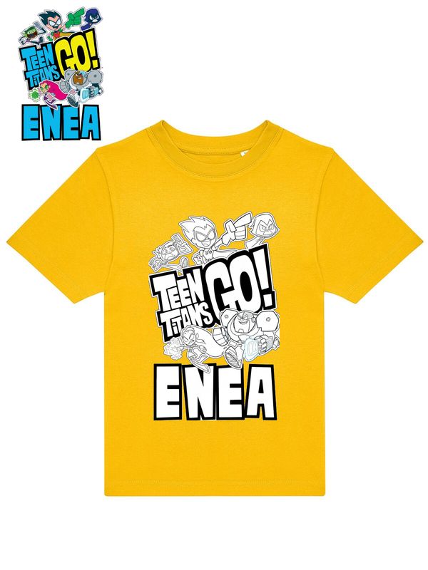 Magliette Teen Titans Go da colorare personalizzate con nome