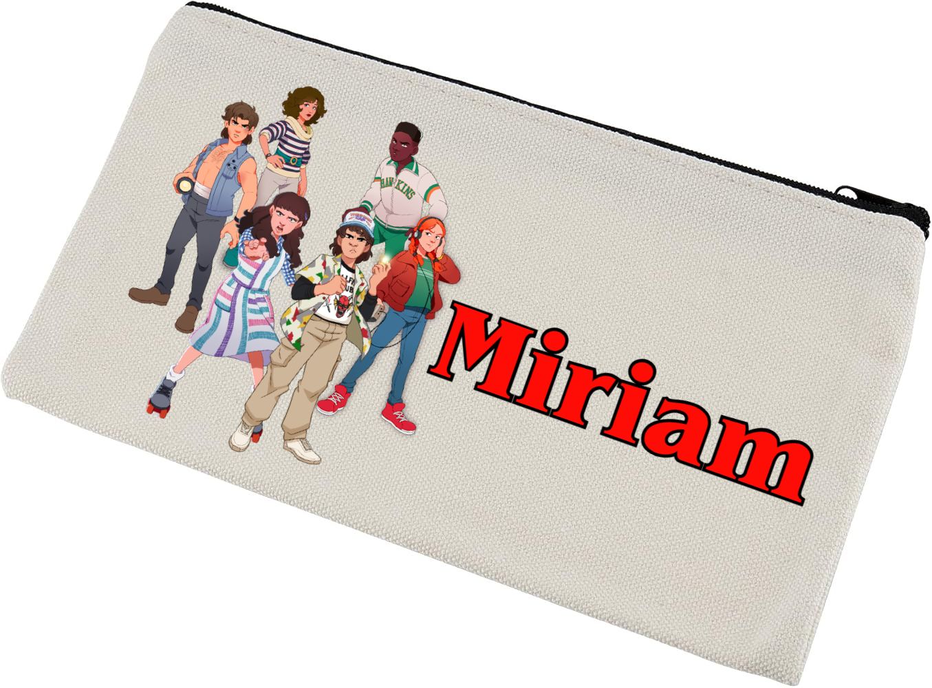 Astucci matite scuola Stranger Things personalizza con nomi invitati festa