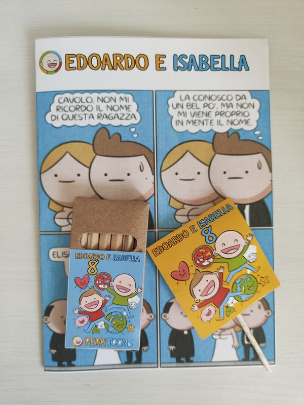 Bustina sacchetto Pera Toons personalizza regalo fine festa