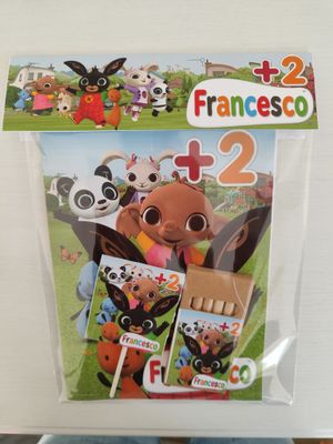 Bustina sacchetto Bing personalizza regalo fine festa