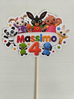 6 Sagome Bing grandi topper cake personalizza torta