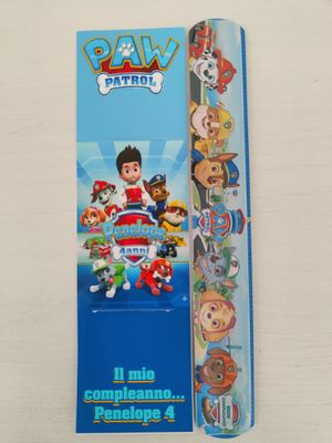 10 braccialetti slap Paw Patrol personalizza regalini festa