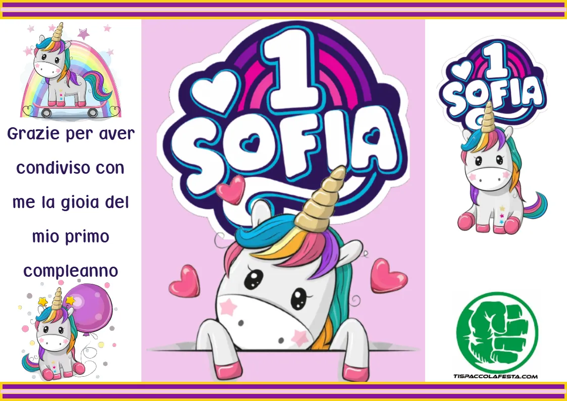 30 Sacchetti Unicorno personalizza buste patatine piccole