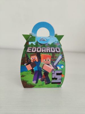 1 Scatolina Ovetto Kinder Minecraft personalizzata