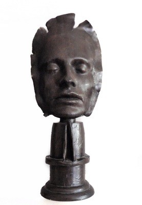 Dale Dunning Bronze Life Face Mask Signed Ltd Ed 3 of 7 Sculpture