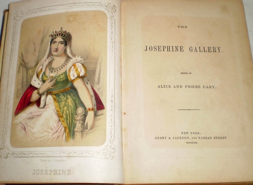 1859 The Josphine Gallery Short Stories Poetry Josephine Bonaparte