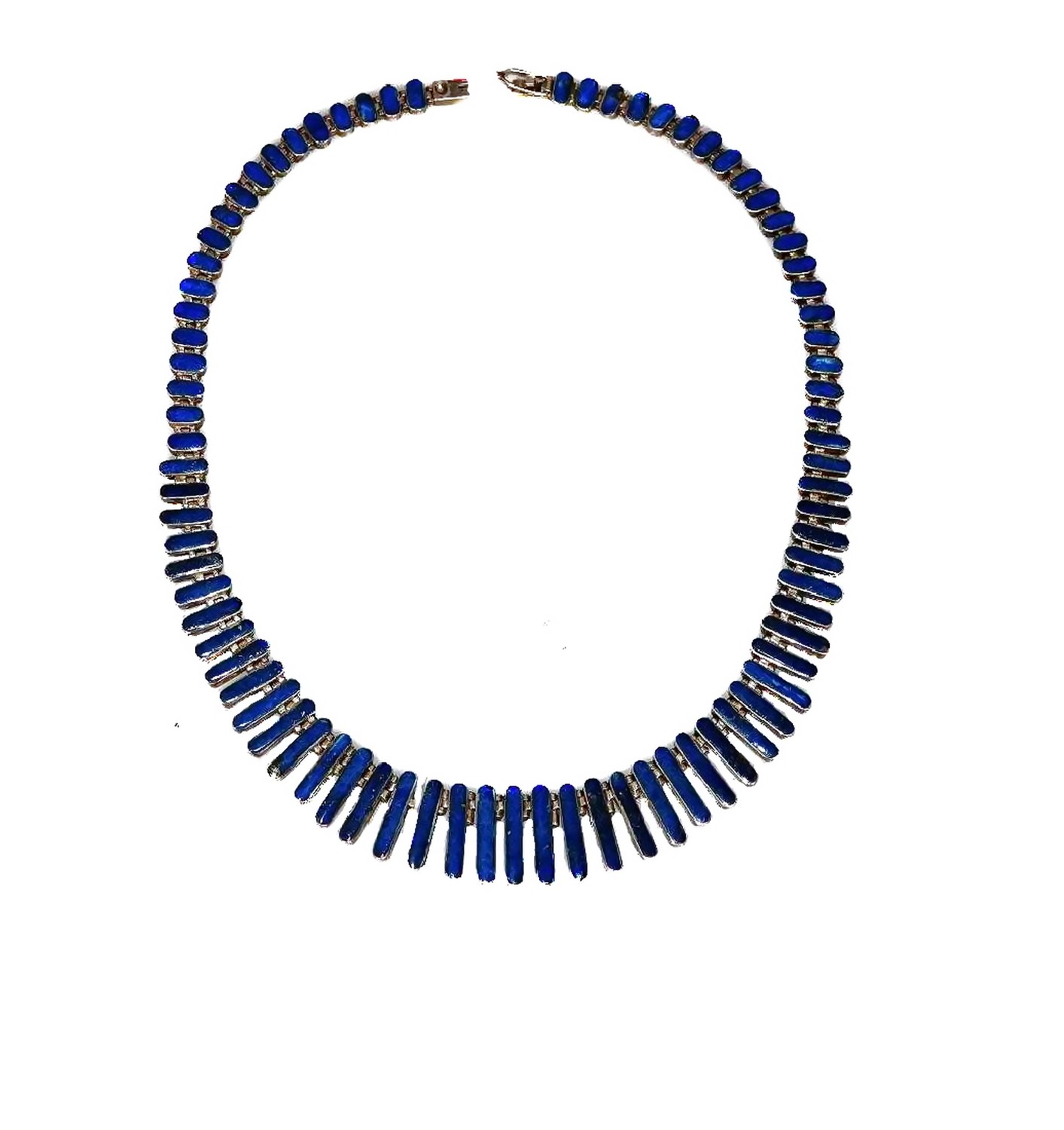 Cleopatra Style Lapis Necklace
