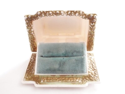 Art Deco Double Presentation Ring Box