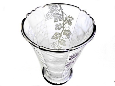 French Crystal Vase by Val St. Lambert