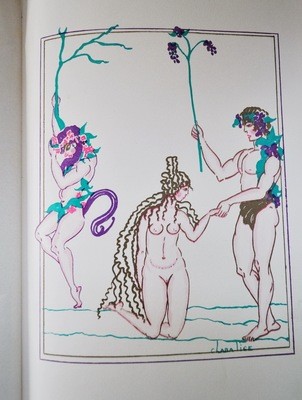 1st Ed Book Twilight of the Nymphs Pierre Louys 1927 Illustration by Clara Tice