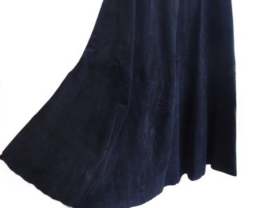 Fantastic Full Length Flare Suede Skit 