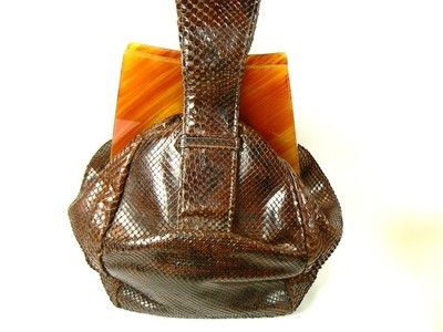 Rare and beautiful Snakeskin Art Deco Purse