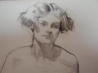 Nude Drawing by Listed Arthur Royce Bradbury No 3
