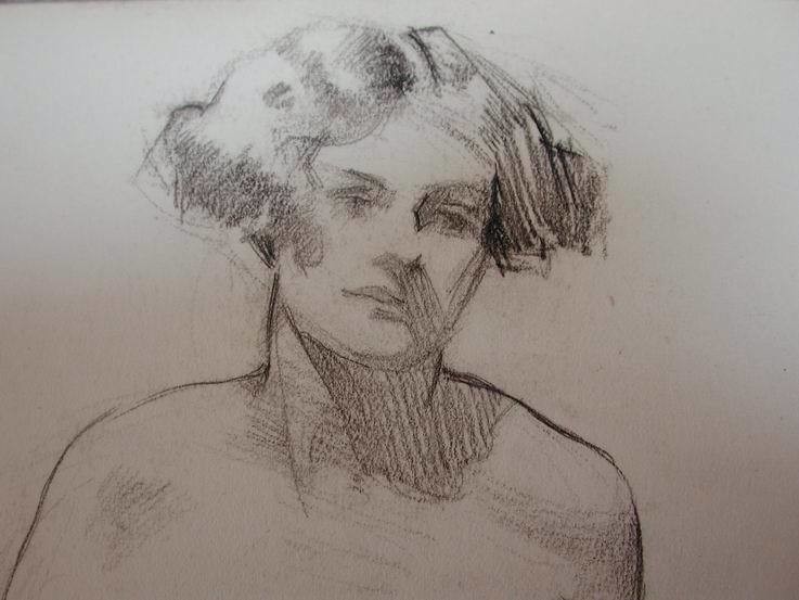 Nude Drawing by Listed Arthur Royce Bradbury No 3