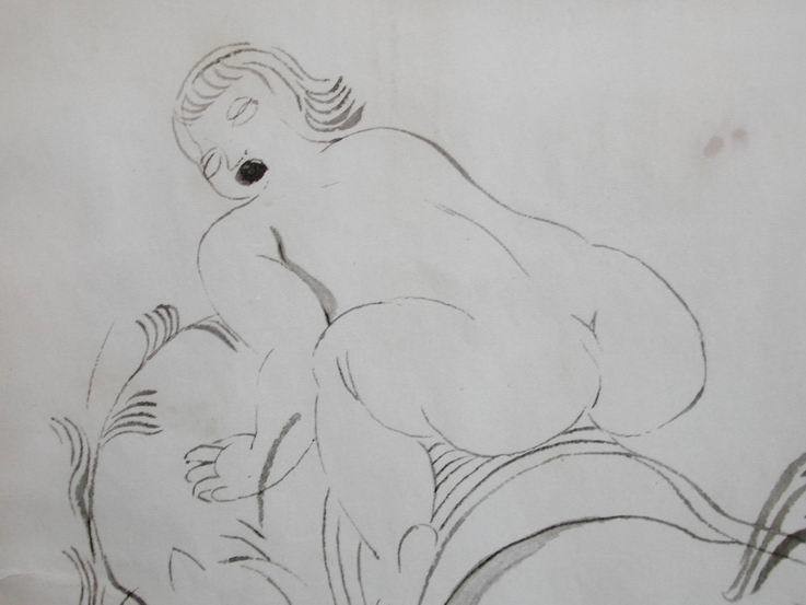 Bela Kadar Erotic Drawing Matted 
