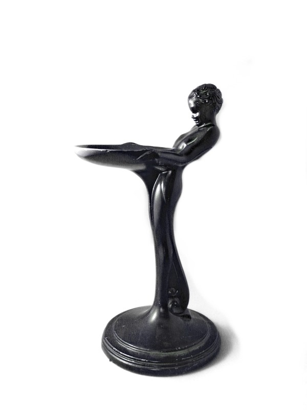 RARE Greist Nude Sculpture and Tray