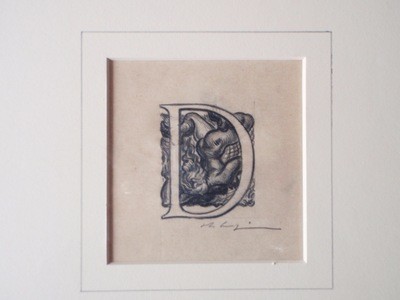 Le Campion Erotica - Original Sg'd Drawing w/ Litho