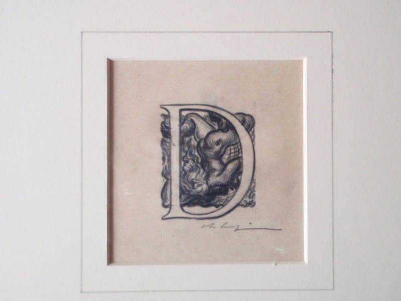 Le Campion Erotica - Original Sg'd Drawing w/ Litho