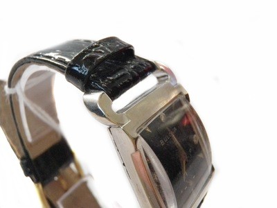 RARE 1958 Bulova Watch Horn Lugs and Diamonds