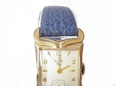 1940's Elgin Horned Fancy Lugs Watch 