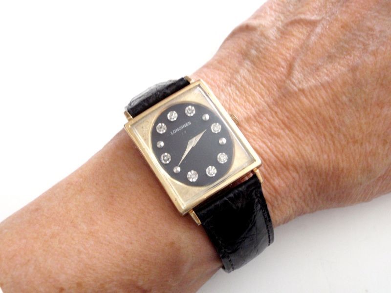 Longines Lord Lancaster Watch 8 Diamonds Oval Dial