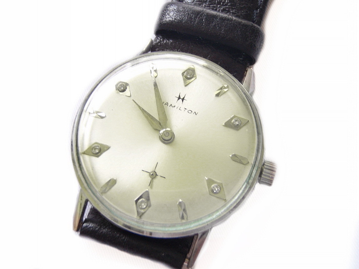 Vintage Hamilton Lord Lancaster Diamond Dial Watch
