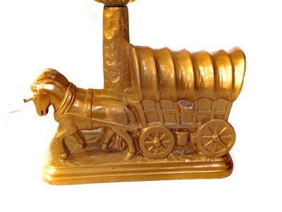 Horse Drawn Wagon Pioneer Lamp 